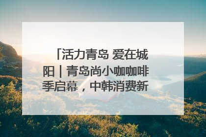 活力青岛 爱在城阳｜青岛尚小咖咖啡季启幕，中韩消费新场景点燃夏日热情