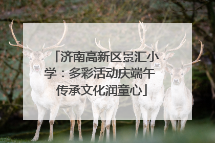 济南高新区景汇小学：多彩活动庆端午 传承文化润童心