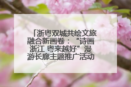 浙粤双城共绘文旅融合新画卷：“诗画浙江 粤来越好”漫游长廊主题推广活动在广州花城汇启幕