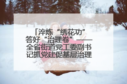 淬炼“绣花功” 答好“治理卷”——全省街道党工委副书记抓党建促基层治理培训示范班侧记