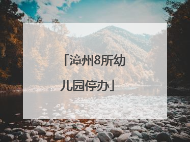 漳州8所幼儿园停办