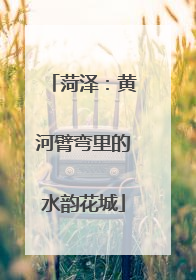 菏泽：黄河臂弯里的水韵花城