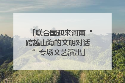 联合国迎来河南“跨越山海的文明对话”专场文艺演出