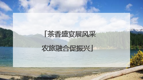 茶香盛宴展风采 农旅融合促振兴