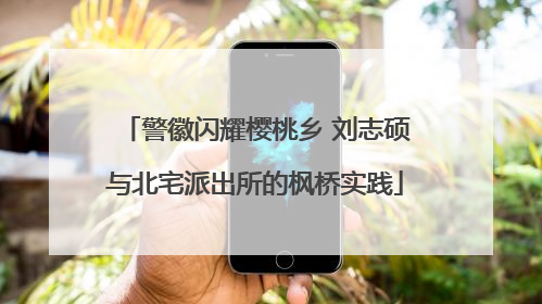 警徽闪耀樱桃乡 刘志硕与北宅派出所的枫桥实践