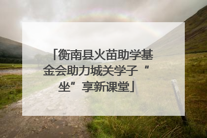衡南县火苗助学基金会助力城关学子“坐”享新课堂