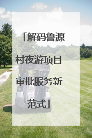 解码鲁源村夜游项目审批服务新范式