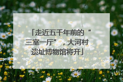 走近五千年前的“三室一厅”，大河村遗址博物馆将开