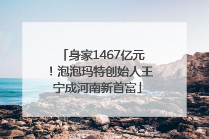 身家1467亿元！泡泡玛特创始人王宁成河南新首富
