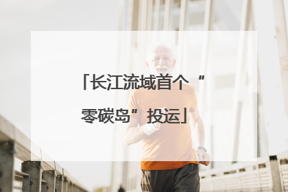 长江流域首个“零碳岛”投运