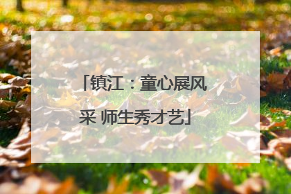 镇江：童心展风采 师生秀才艺