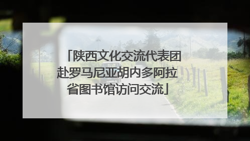 陕西文化交流代表团赴罗马尼亚胡内多阿拉省图书馆访问交流