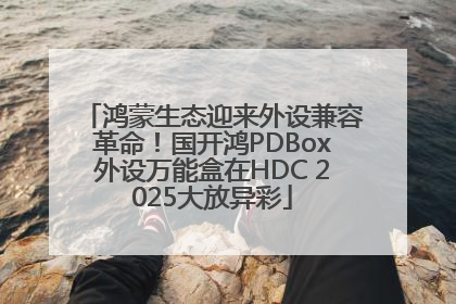 鸿蒙生态迎来外设兼容革命！国开鸿PDBox外设万能盒在HDC 2025大放异彩