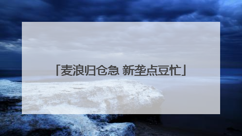 麦浪归仓急 新垄点豆忙