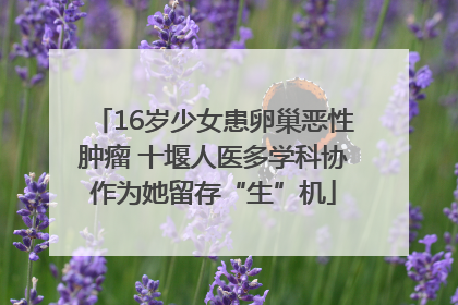 16岁少女患卵巢恶性肿瘤 十堰人医多学科协作为她留存“生”机