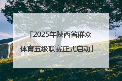 2025年陕西省群众体育五级联赛正式启动