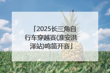 2025长三角自行车穿越赛(淮安洪泽站)鸣笛开赛