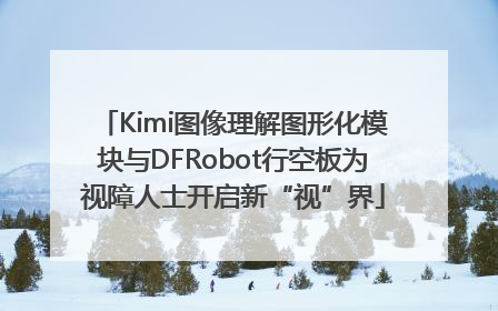 Kimi图像理解图形化模块与DFRobot行空板为视障人士开启新“视”界