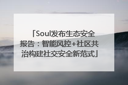 Soul发布生态安全报告：智能风控+社区共治构建社交安全新范式